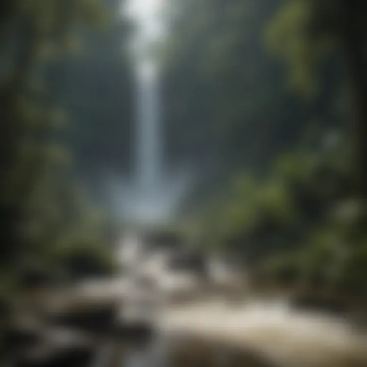 Majestic Waterfalls Within the Amazon Rainforest