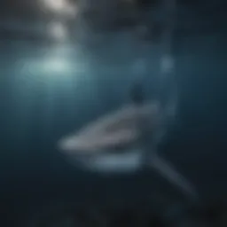 Majestic Whaleshark Gliding Through Ocean Depths