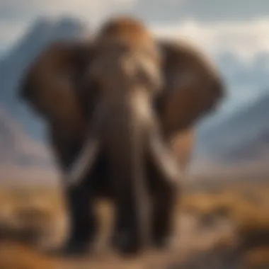A thoughtful representation of ethical discussions around de-extinction, featuring contrasting viewpoints