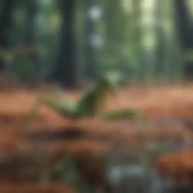 Mantis Marine Creature Hunting Prey