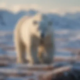 Vast Arctic landscape showcasing polar bear habitat