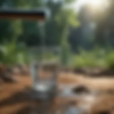 Illustration of the importance of clean drinking water