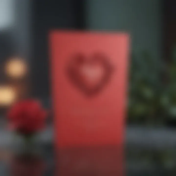 Contemporary Valentine's Day Card Design