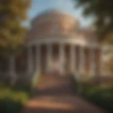 Monticello: A Glimpse of Jefferson's Architectural Genius Architectural blueprint of Monticello estate designed by Thomas Jefferson