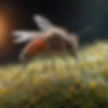 Microscopic View of Mosquito Juice Composition Magnified Mosquito Juice Cells