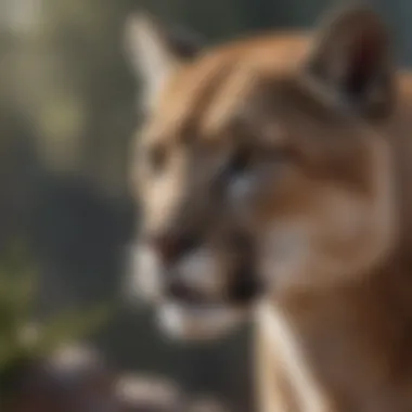 Mountain Lion in Its Natural Habitat