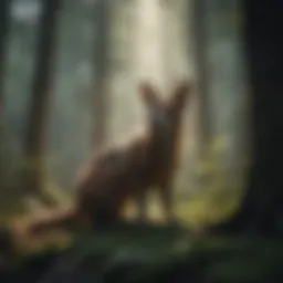 Mystical Glow in the Dark Forest