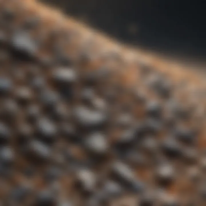 Layered gravel showcasing its filtration capabilities