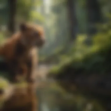 A nature classroom where kids learn about ecosystems