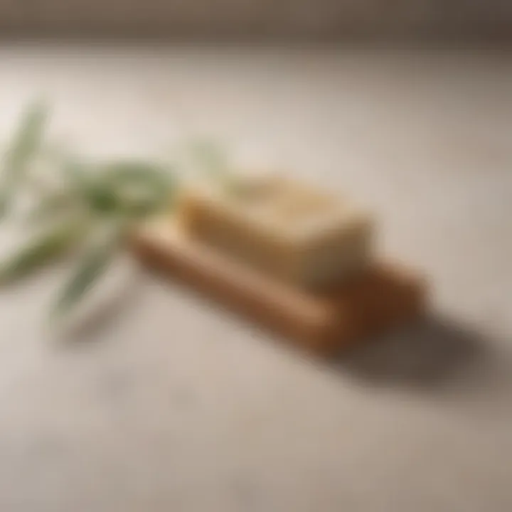 Exploring Plastic-Free Personal Care Options A close-up of a handmade soap bar and bamboo toothbrush, illustrating personal care alternatives to plastic.