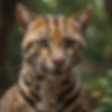 Graceful Ocelot in Natural Habitat Graceful Ocelot in Natural Habitat