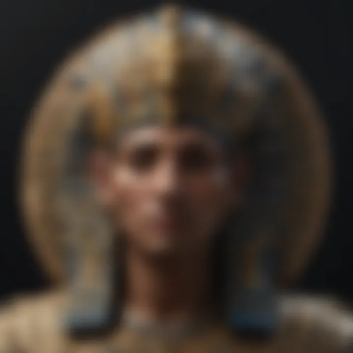 Ancient Egyptian Pharaoh's Ornate Crown