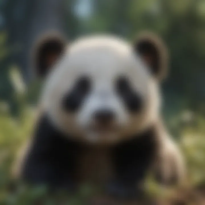 Cute Panda Cub Cute Panda Cub