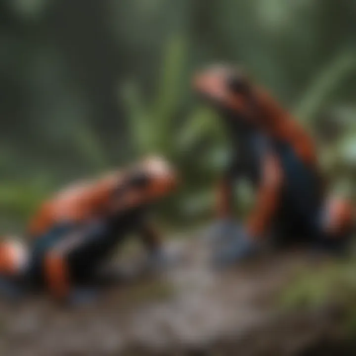 Poison Frog Mating Rituals in the Wild
