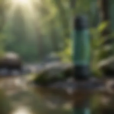 Portable water filter for outdoor adventures