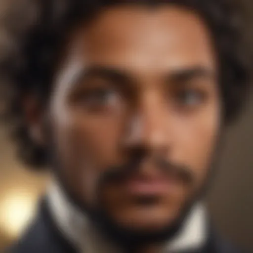 Portrait of Young Frederick Douglass with a Determined Gaze