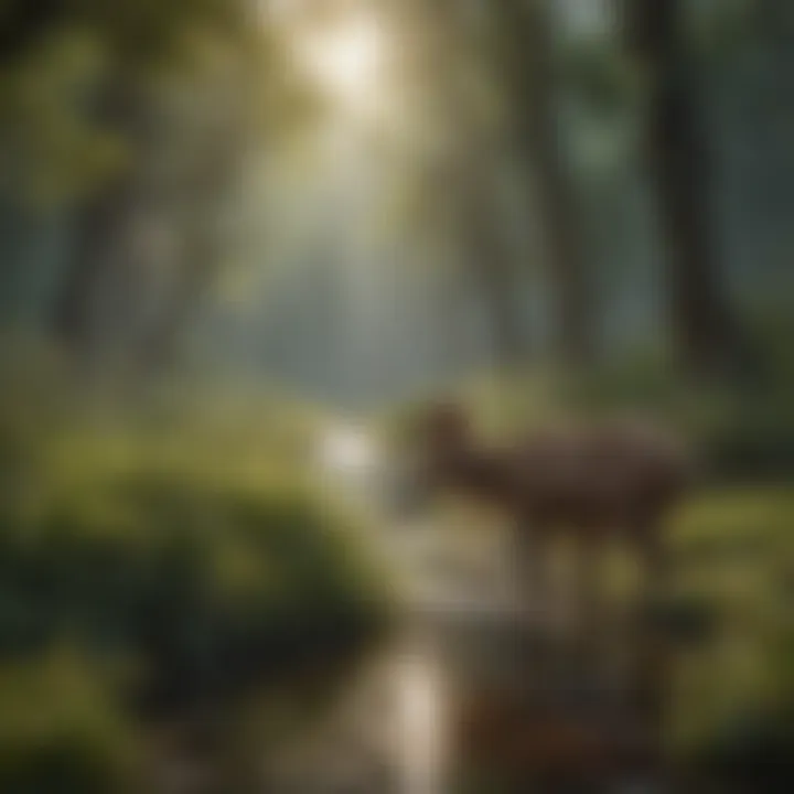 A serene landscape illustrating the importance of preserving natural habitats