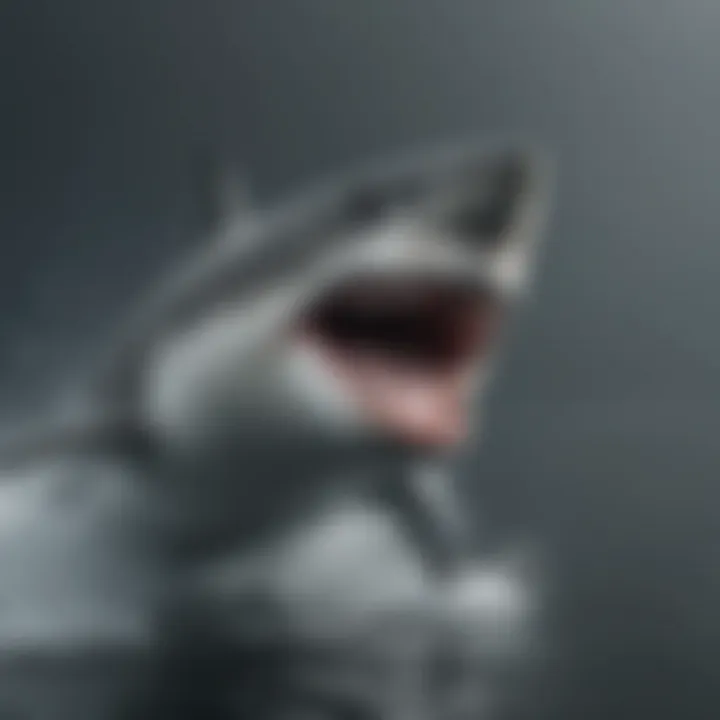 Great White Shark - Predatory Instincts Great White Shark Breaching the Surface