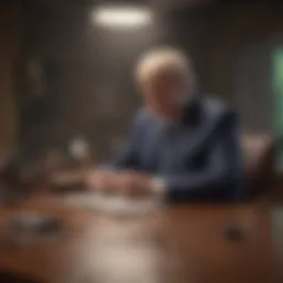 Illustration depicting presidential executive powers