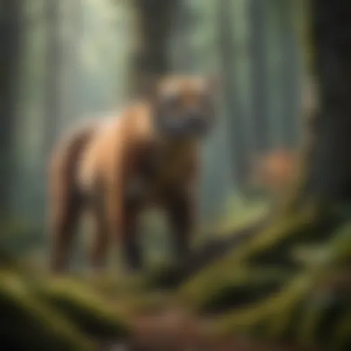 A vibrant forest showcasing biodiversity and the importance of ecosystems
