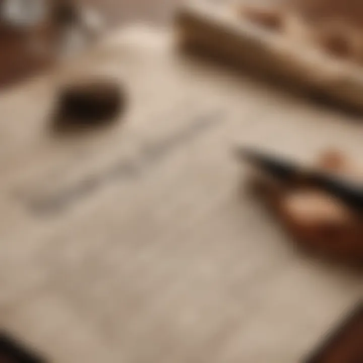 Quill pen and parchment paper symbolizing Thomas Jefferson's authorship
