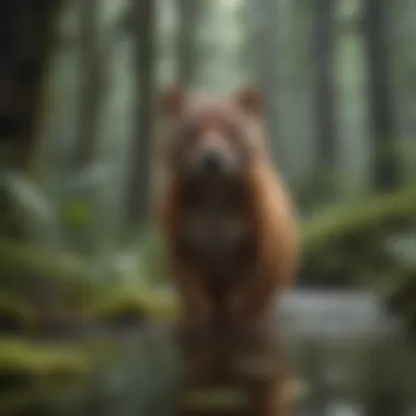 Biodiversity in Washington's Rain Forests Wildlife indigenous to Washington's rain forests, emphasizing biodiversity