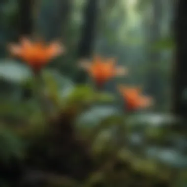 Botanical Wonders of the Rainforest Unique plant species in the rainforest ecosystem