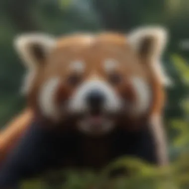 Red panda struggling in changing climate conditions
