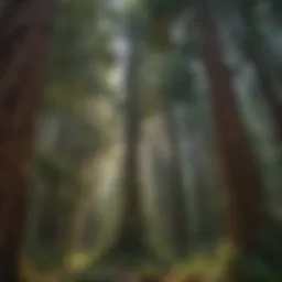 Majestic Redwood Forest Canopy
