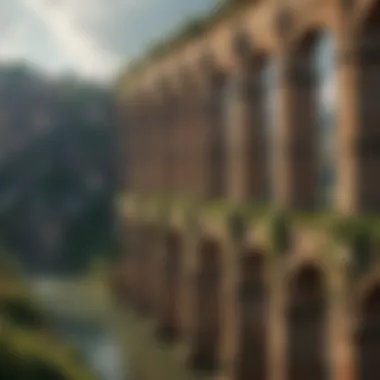 Roman aqueducts and bridges