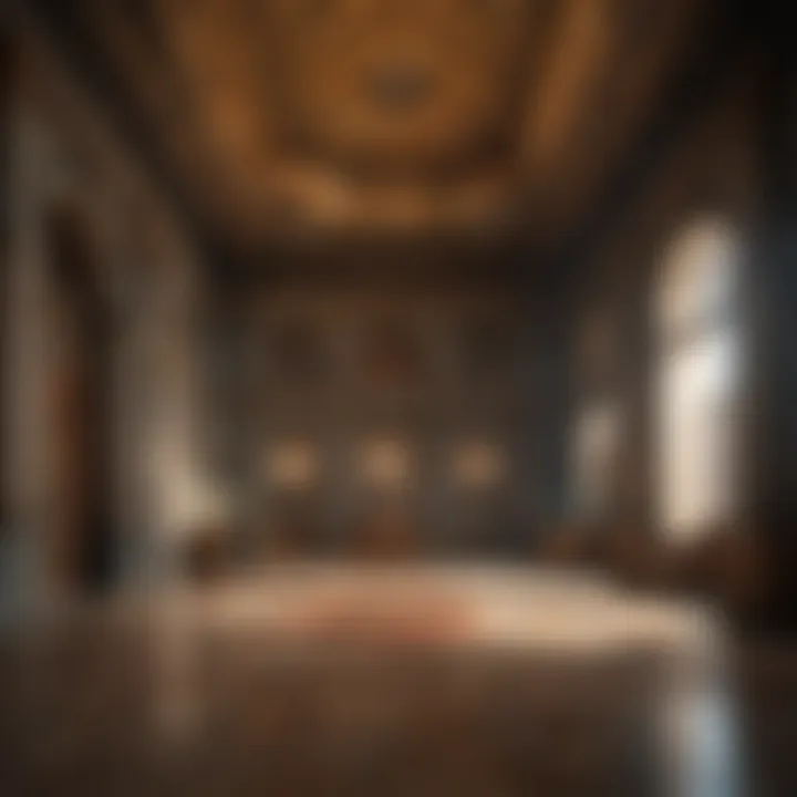 Roman Senate Meeting Room with Intricate Architecture