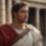Roman senator in toga
