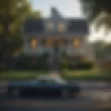 Symbolic representation of Rosa Parks' childhood home