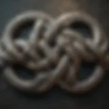 A Celtic knot symbolizing eternal life and unity