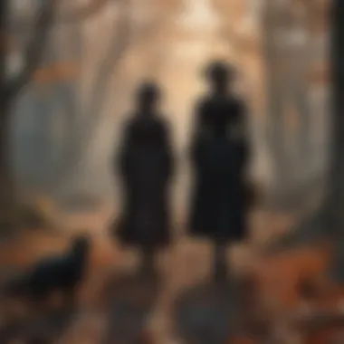 Societal Repercussions Illustration showcasing the aftermath and repercussions of the Salem Witch Trials on society