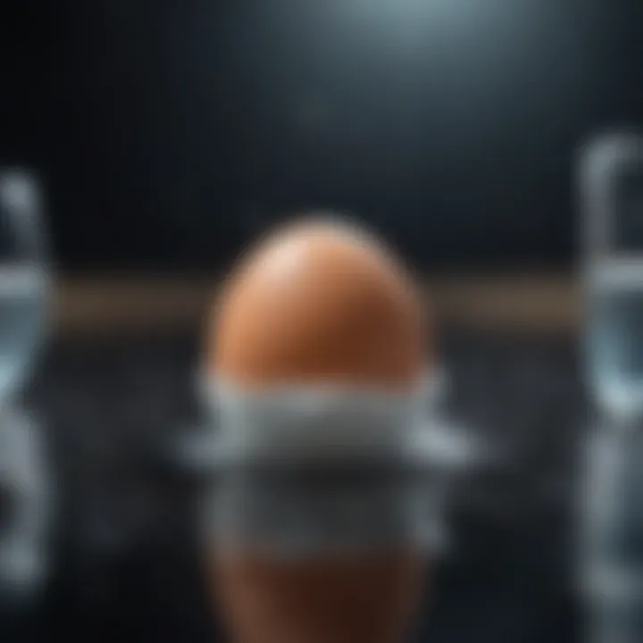 Intriguing scientific insights from egg in water