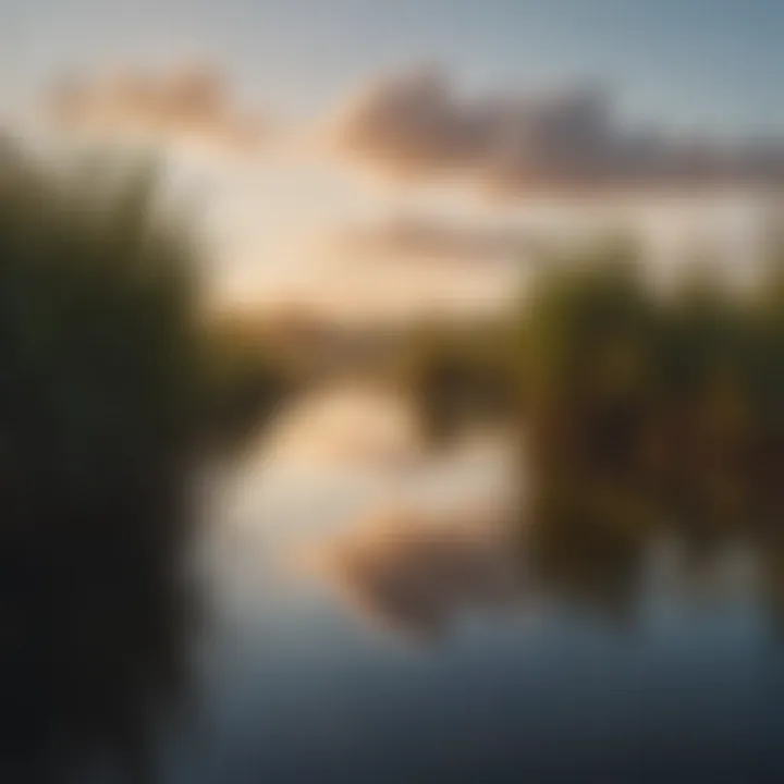 Serene Sawgrass Marshes of the Everglades