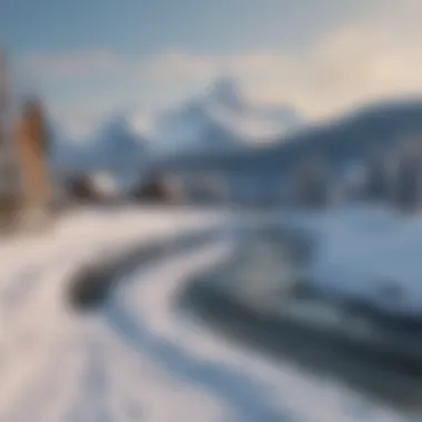 Serene Swiss Countryside Blanketed in Snow