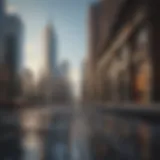 Skyscrapers dominating the New York City skyline