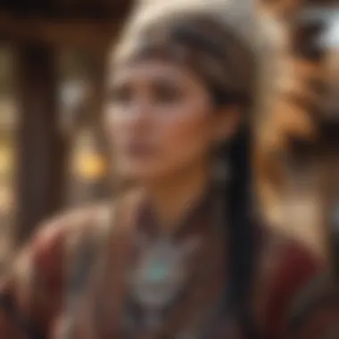 An array of materials used in crafting traditional clothing