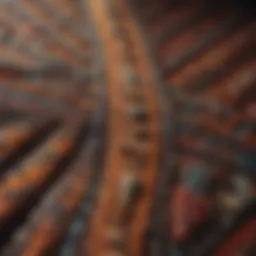 Traditional Southwest Native American textile patterns