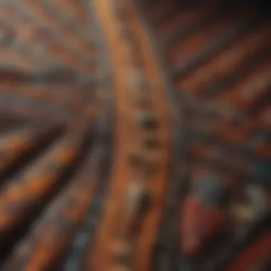 Traditional Southwest Native American textile patterns