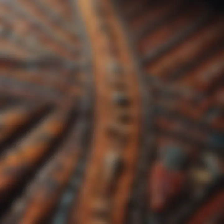 Traditional Southwest Native American textile patterns