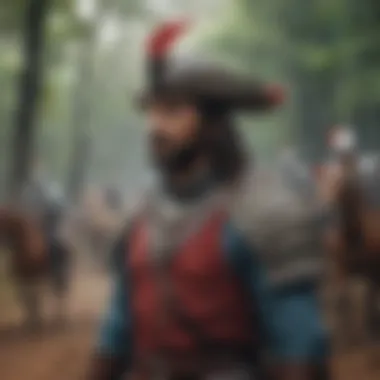 Spanish conquistadors exploring the New World