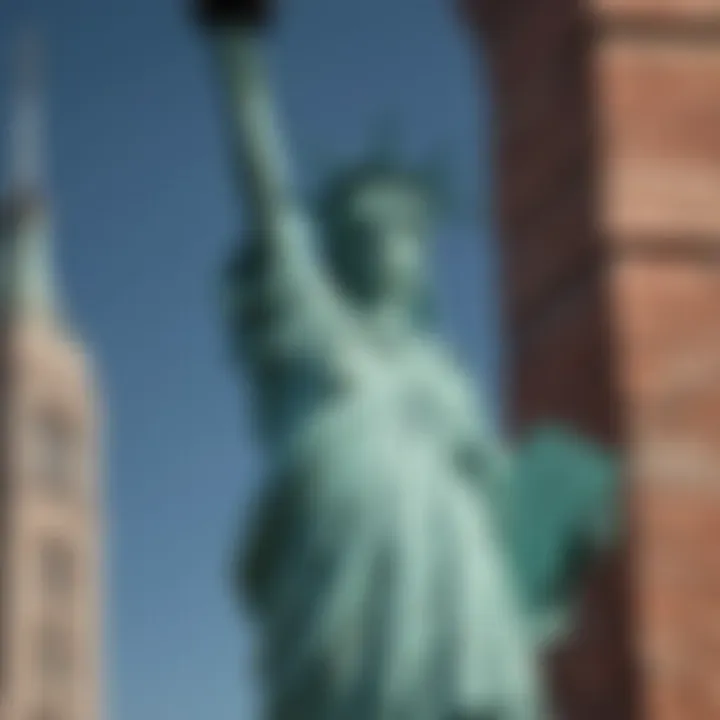 Architectural Details of Statue of Liberty