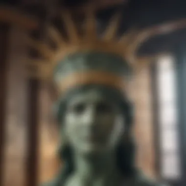 Statue of Liberty crown interior