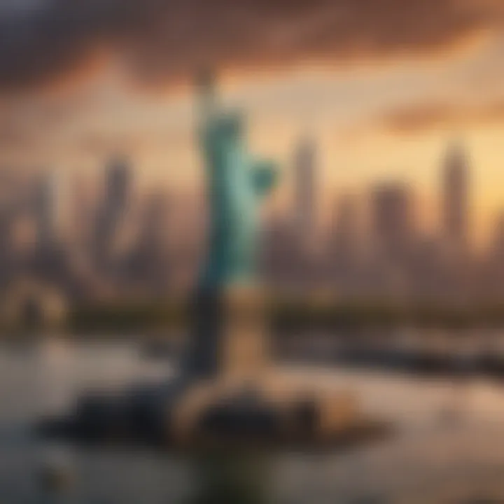 Harbor View of Liberty's Magnificence