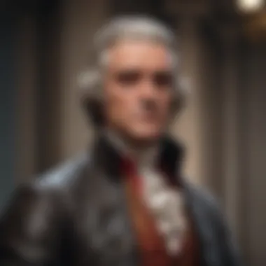 Monumental Legacy: Thomas Jefferson the Statesman Statue of Thomas Jefferson standing tall as a statesman
