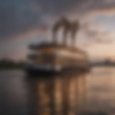 Mississippi River Elegance Steamboat on the Mississippi River in New Orleans