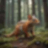 Vibrant forest ecosystem showcasing biodiversity